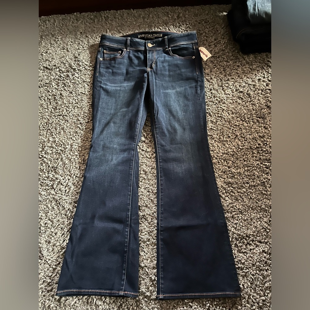 NWT American eagle jeans kick boot 14